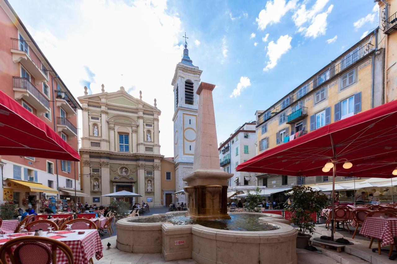 Spacious And Bright Flat Close To The Beach : Heart Of Old Ницца Экстерьер фото